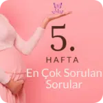 5 hafta gebelik en çok sorulan sorular